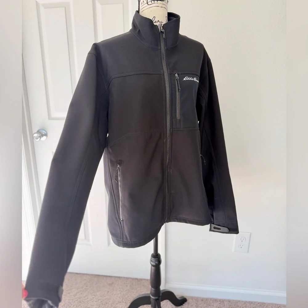 Eddie Bauer Jacket Windfoil Thermal Performance  Sz Xl Dark Academia Cabin Core - Picture 9 of 14